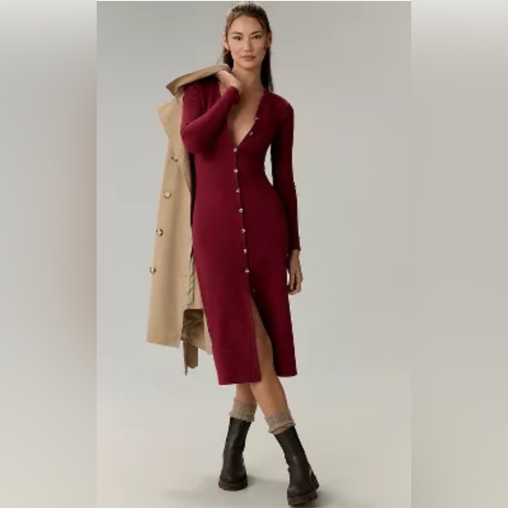 Anthropologie midi dress